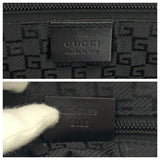 Gucci Boston Duffel bag 012 0399 Nylon Black SilverMetal Shoulder Bag Boston Duffel bag 2way mens