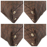 Gucci Tote Bag 257304 Nylon, Leather Brown Silver Metal Tote Bag Shoulder Bag GG pattern Women