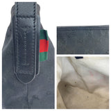 Gucci Shoulder Bag 308930 GG canvas, leather black Crossbody Shoulder Bag Unisex Sherry line Women