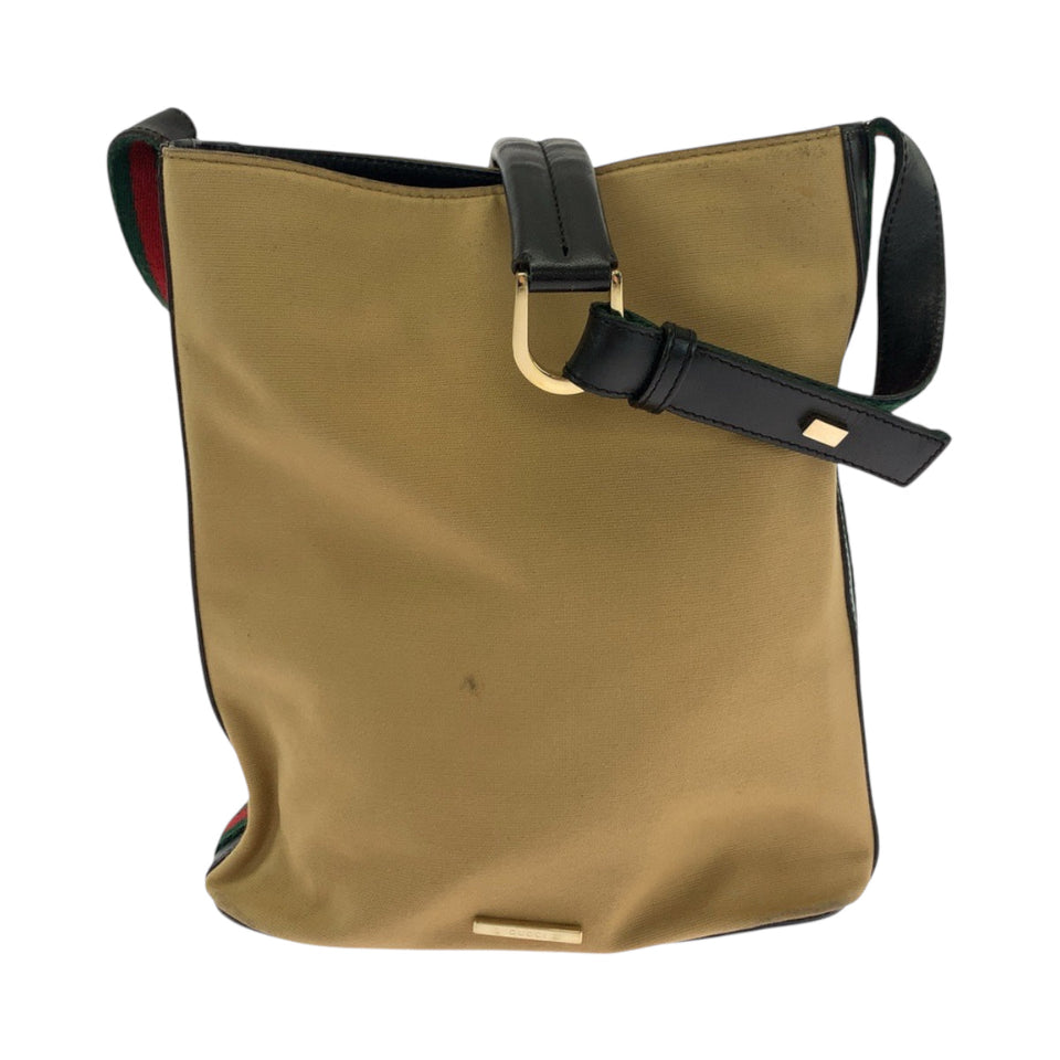 Gucci Shoulder Bag 001 4286 canvas Camel Brown Gold Metal Shoulder Bag Shoulder Bag Sherry line Women