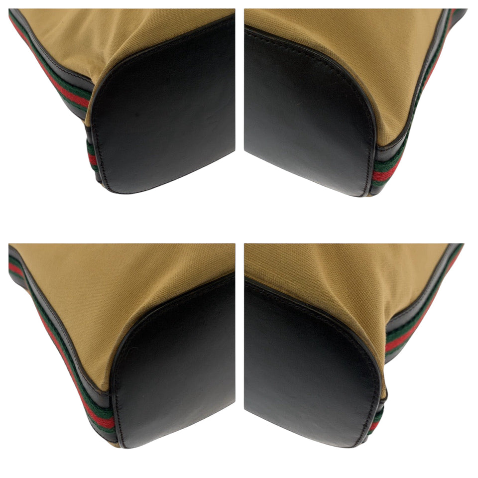 Gucci Shoulder Bag 001 4286 canvas Camel Brown Gold Metal Shoulder Bag Shoulder Bag Sherry line Women