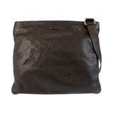 Gucci Shoulder Bag 201446 leather Brown Silver Metal Guccisima