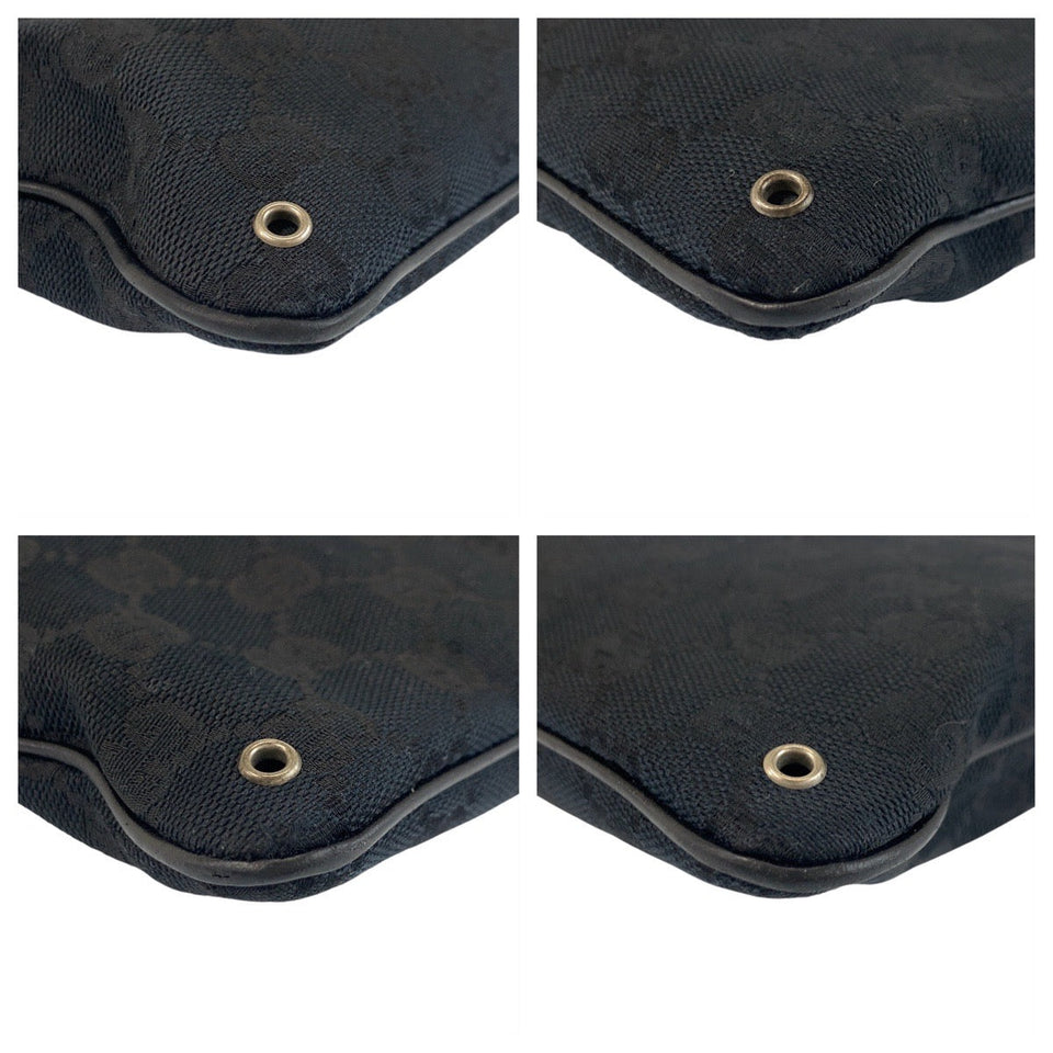 Gucci Shoulder Bag 90476 GG canvas, leather black Shoulder Bag Messenger Bag Unisex Women