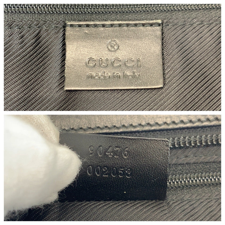 Gucci Shoulder Bag 90476 GG canvas, leather black Shoulder Bag Messenger Bag Unisex Women