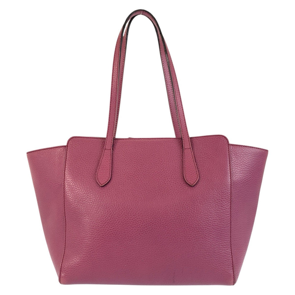 Gucci Tote Bag 354408 leather Pink Blue Gold Metal Swing