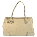 Gucci Tote Bag 177052 leather beige Tote Bag Shoulder Bag Guccishima Princey Women