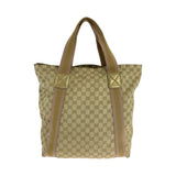 Gucci Tote Bag 189669 GG canvas Beige gold pink Tote Bag Shoulder Bag Sherry line Women