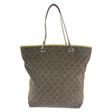 Gucci Tote Bag 31243 GG canvas, leather Brown Multicolor SilverMetal Tote Bag Shoulder Bag Women