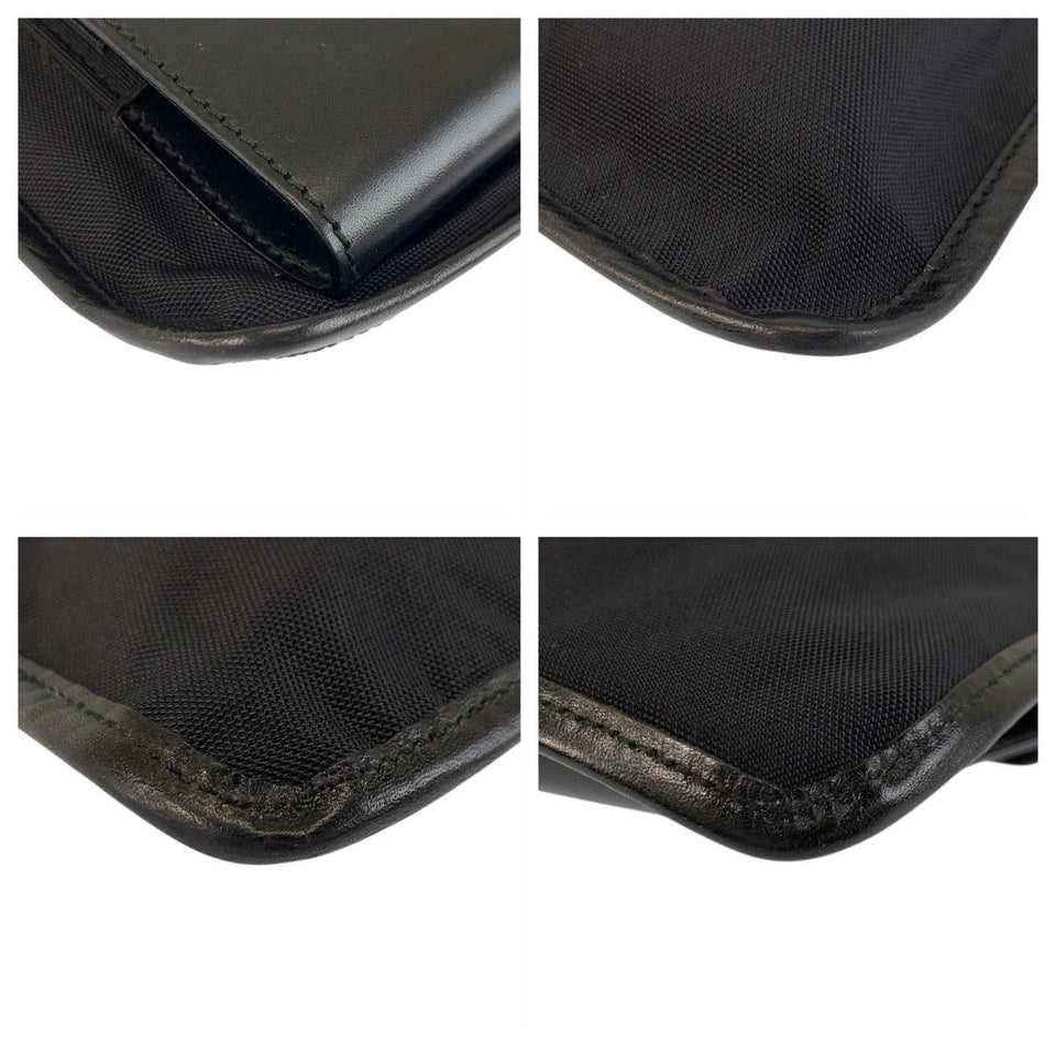 Gucci Shoulder Bag 019 0335 Nylon, Leather black Shoulder Bag Messenger bag mens