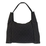 Gucci Shoulder Bag 101292 GG canvas, leather black Women