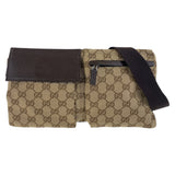 Gucci Sling bag 28566 GG canvas Beige Brown SilverMetal