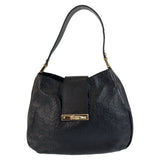 Gucci Shoulder Bag 211934 leather black Guccisima