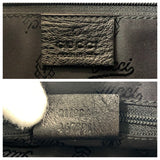 Gucci Shoulder Bag 211934 leather black Guccisima