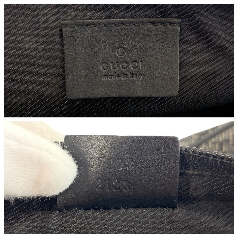 Gucci Handbag 07198 GG canvas black