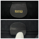 Gucci Backpack 003 1119 0016 leather Black GoldMetal Backpack Backpack Bamboo Women