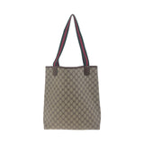 Gucci Tote Bag 40 02 003 GG Supreme Canvas Beige brown Old Gucci Shelly Line
