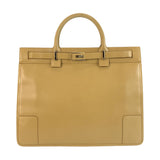 Gucci Business bag 002 1090 leather Beige Gold Metal Business bag Tote Bag Women