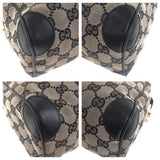 Gucci Handbag 000 0851 GG canvas Black, Gray, Gold Metal
