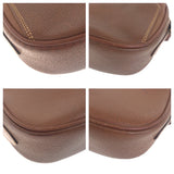 Gucci Shoulder Bag 007 113 0155 leather Brown Gold Metal Old Gucci Women