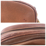 Gucci Shoulder Bag 007 113 0155 leather Brown Gold Metal Old Gucci Women