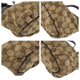 Gucci Handbag 224098 GG canvas Beige Gold Metal Sherry line