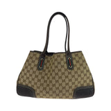 Gucci Tote Bag 163805 GG canvas Beige Brown Gold Metal Tote Bag Shoulder Bag Sherry Line Princess ribbon Women