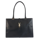 Gucci Tote Bag 002 1074 leather Black SilverMetal Tote Bag Shoulder Bag Jackie Women