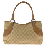 Gucci Tote Bag 113015 GG Supreme canvas, leather Brown beige Tote Bag Shoulder Bag Women