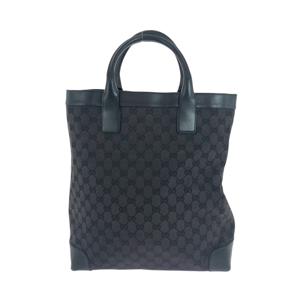 Gucci Tote Bag 002 1141 GG canvas black Tote Bag Shoulder Bag Women