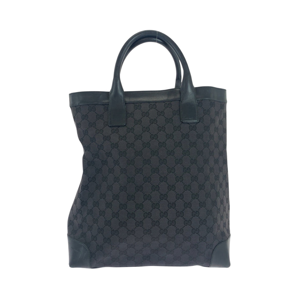 Gucci Tote Bag 002 1141 GG canvas black Tote Bag Shoulder Bag Women