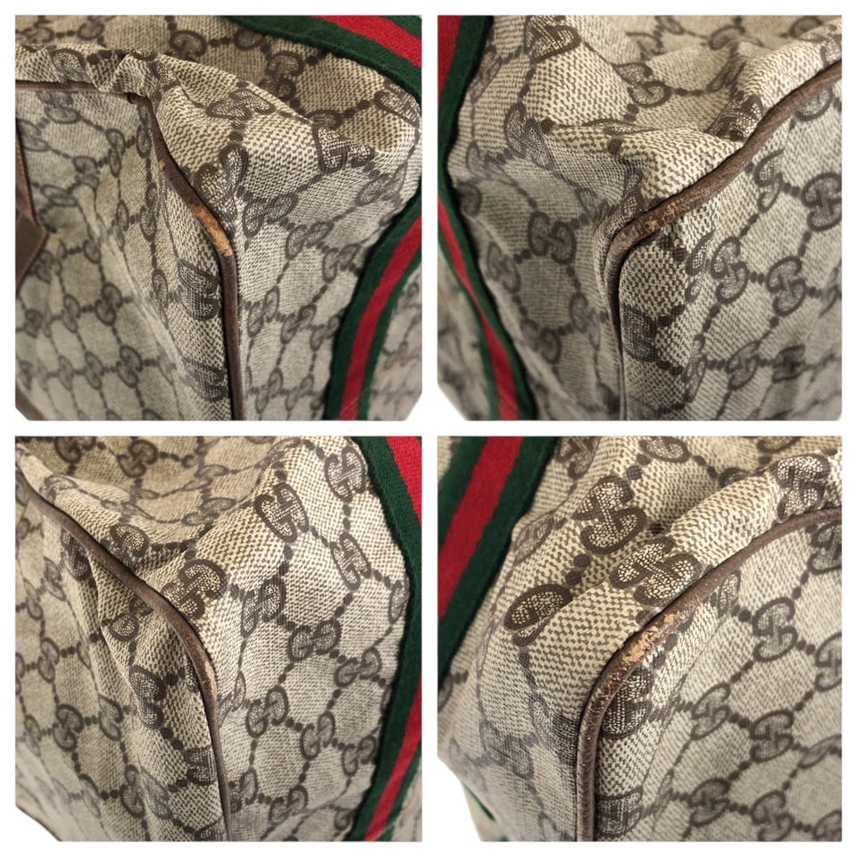 Gucci Boston Duffel bag 012 404 0282 GG Supreme Canvas multicolor Old Gucci Shelly Line
