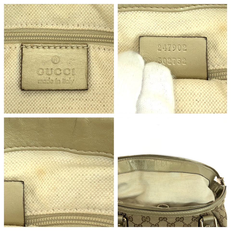 Gucci Shoulder Bag 247902 GG canvas beige Shoulder Bag Handbag 2way Women