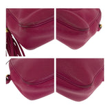 Gucci Shoulder Bag 308364 leather Purple Gold Metal Soho