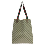 Gucci Tote Bag 39 02 003 GG Supreme Canvas Brown Old Gucci Shelly Line