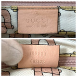 Gucci Tote Bag 189831 leather Pink Gold Metal Tote Bag Shoulder Bag Abby Guccissima Women