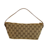 Gucci Handbag 039 1103 GG canvas Beige Brown Gold Metal