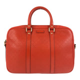 Gucci Business bag 344357 leather Red Gold Metal Business bag Briefcase Unisex Diamante mens