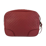 Gucci Shoulder Bag 449413 leather Red Gold Metal Micro Guccisima