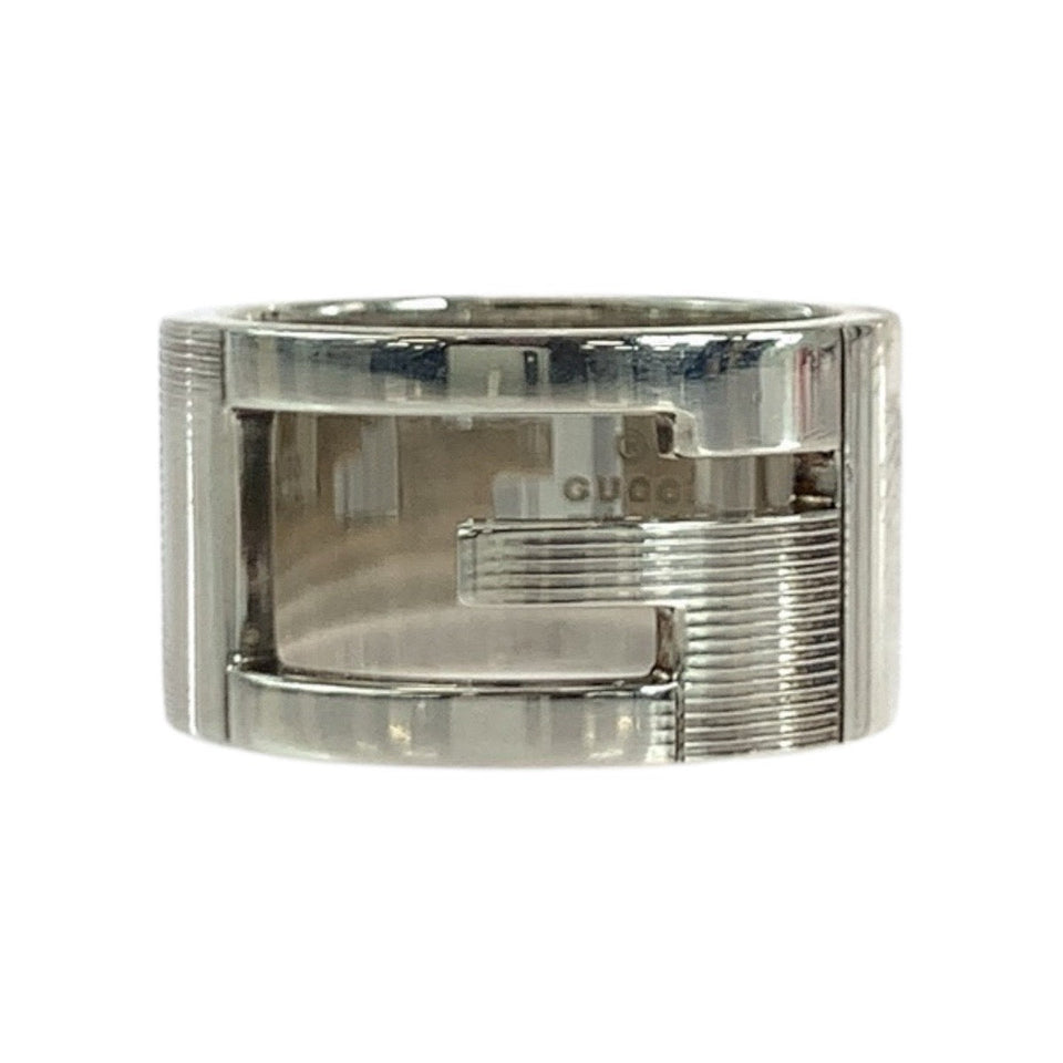 Gucci Ring Silver925 Silver Branded G 17