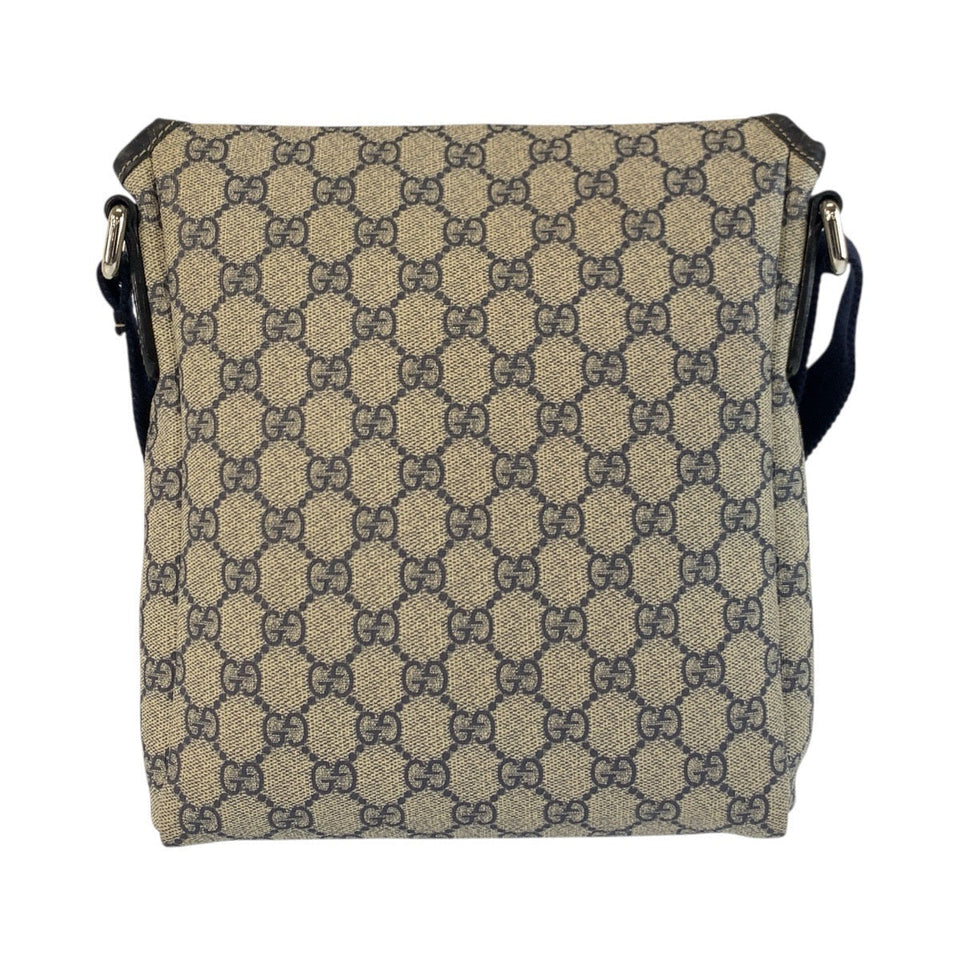 Gucci Shoulder Bag 223666 GG Supreme Canvas gray