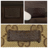 Gucci Shoulder Bag 114 273 GG canvas Beige Brown SilverMetal
