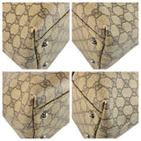 Gucci Tote Bag 114595 GG Supreme Canvas Beige Brown SilverMetal