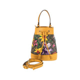 Gucci Shoulder Bag 550621 GG Supreme Canvas multicolor GG Flora Small Bucket