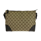 Gucci Shoulder Bag 114273 GG canvas Beige Brown SilverMetal