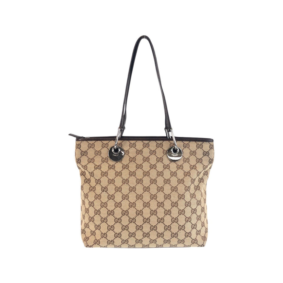 Gucci Tote Bag 139552 GG canvas beige