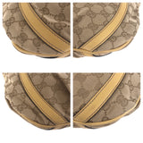 Gucci Shoulder Bag 203257 GG canvas Beige Gold Metal