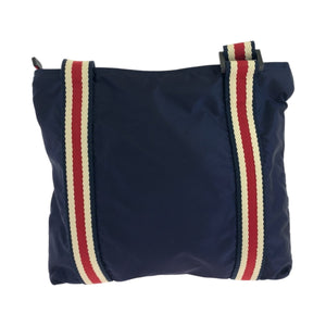 Gucci Shoulder Bag 189662 Nylon Navy Crest