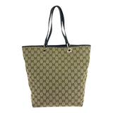 Gucci Tote Bag 002 1098 GG canvas Beige Brown Gold Metal