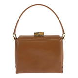 Gucci Handbag 000 926 0175 leather Brown Gold Metal Bamboo