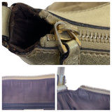 Gucci Shoulder Bag 189833 GG canvas Beige Gold GoldMetal Abbey